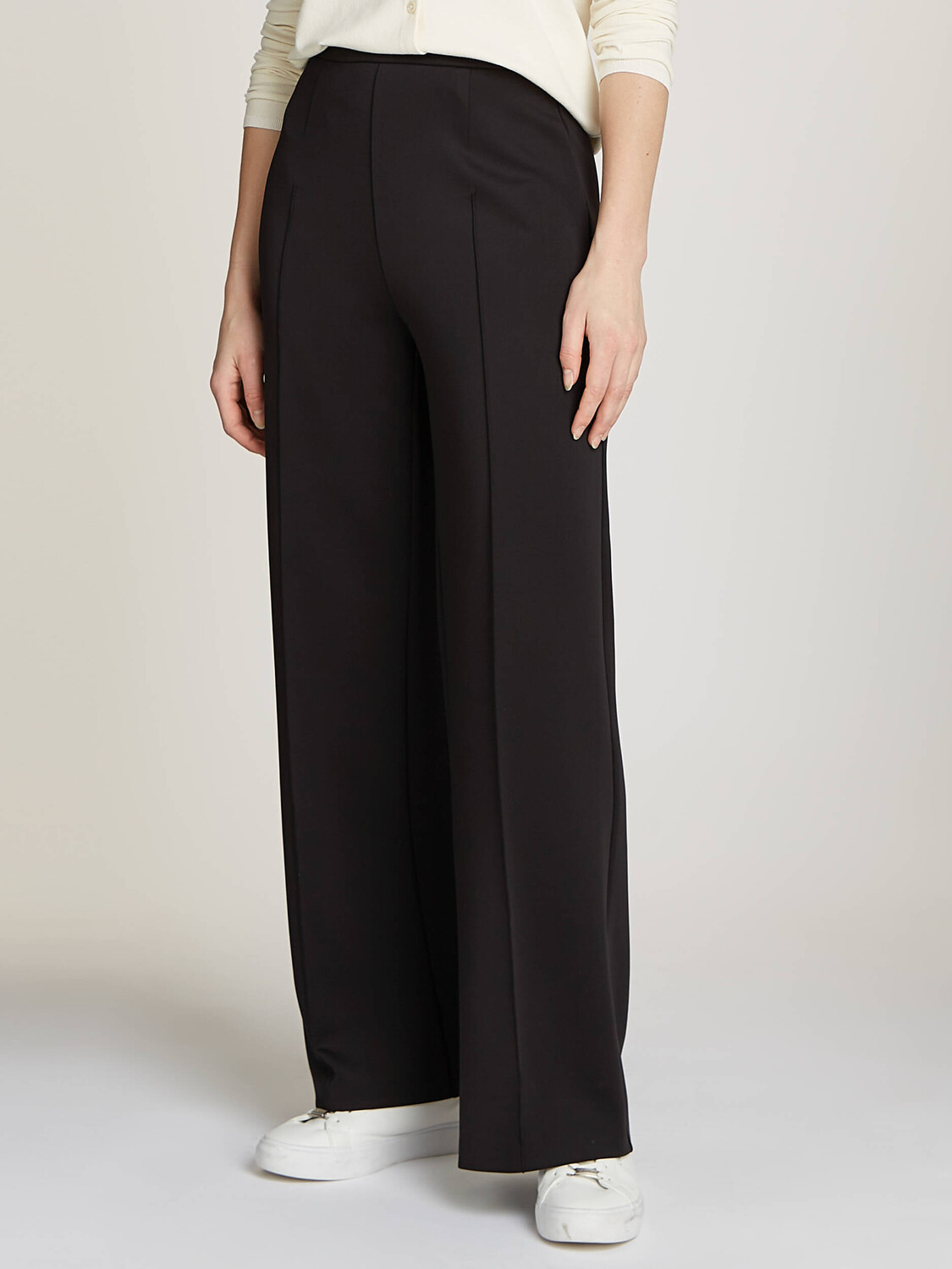 

Брюки Calvin Klein flare fit, черный