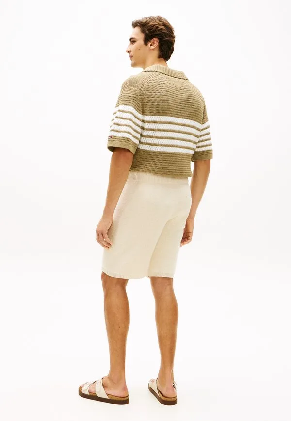 Вязаные свободные шорты на завязках Tommy Hilfiger, Muslin — фото 3