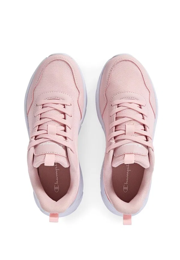 Кроссовки fuze u gs с низким вырезом, вдохновленные бегом Champion, Pink And White — фото 3