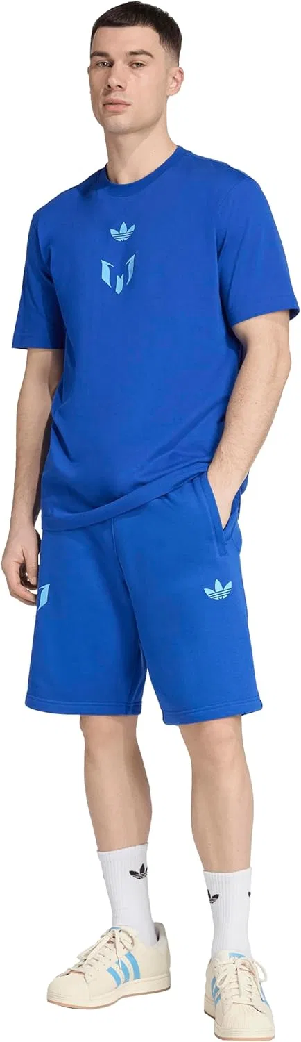 Футболка Adidas Mens Messi, синий — фото 4