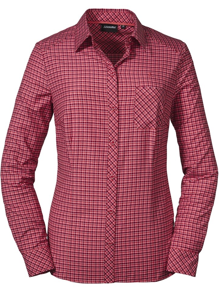 

Блуза Schöffel Hemdbluse Colfosco, цвет biking red