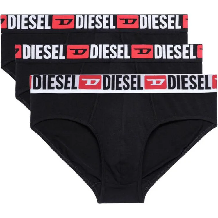 DIESEL Трусы боксеры Umbx Damien All Over Logo 3 шт черный/синий/красный