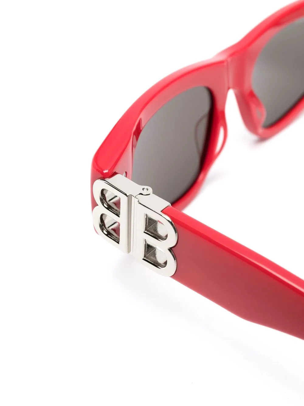 Солнцезащитные очки с логотипом Balenciaga Eyewear, красный — фото 3