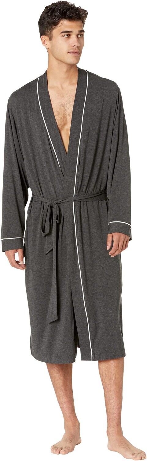 

Халат William Robe Eberjey, цвет Charcoal Heather/Ivory
