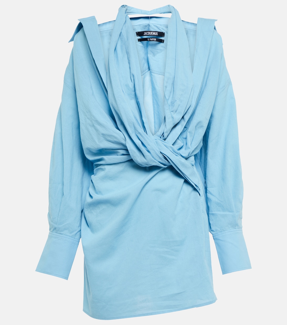 

Мини-платье из хлопка La Robe Agui Jacquemus, светло-синий