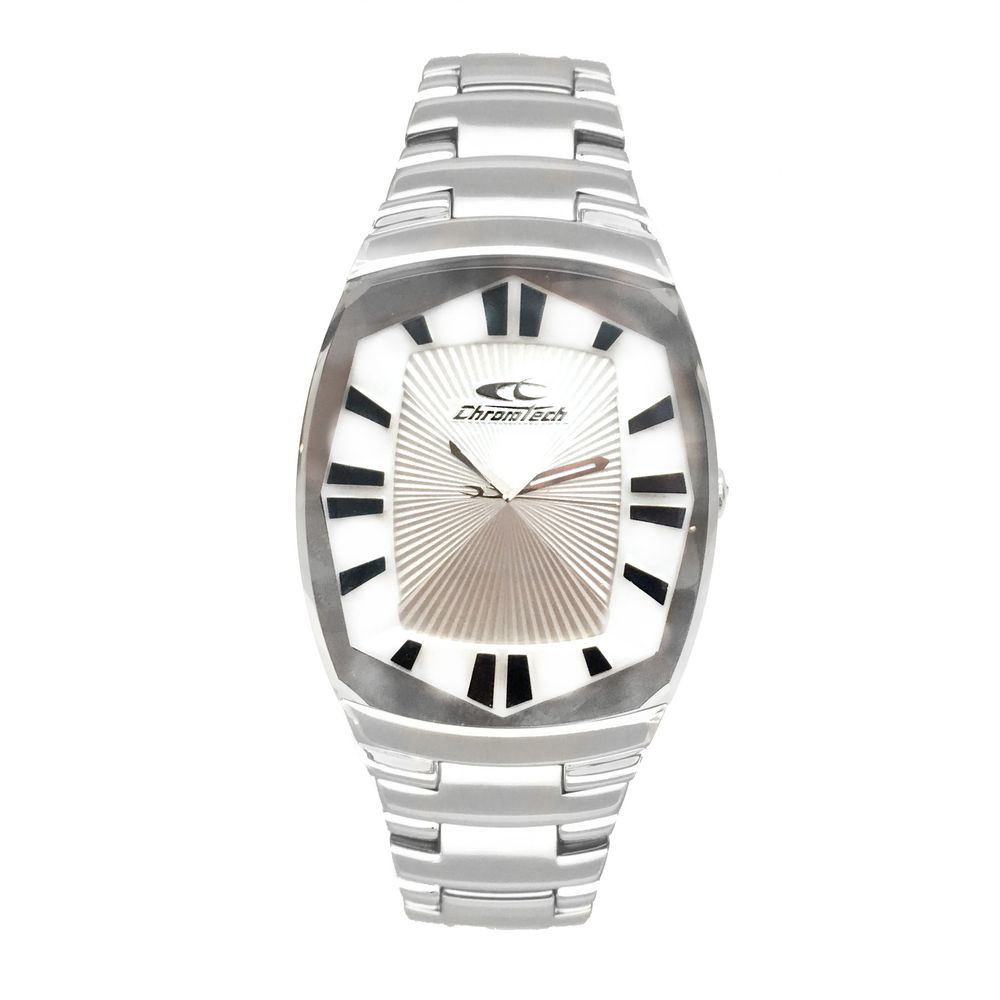 

Серебряные часы из нержавеющей стали Chronotech