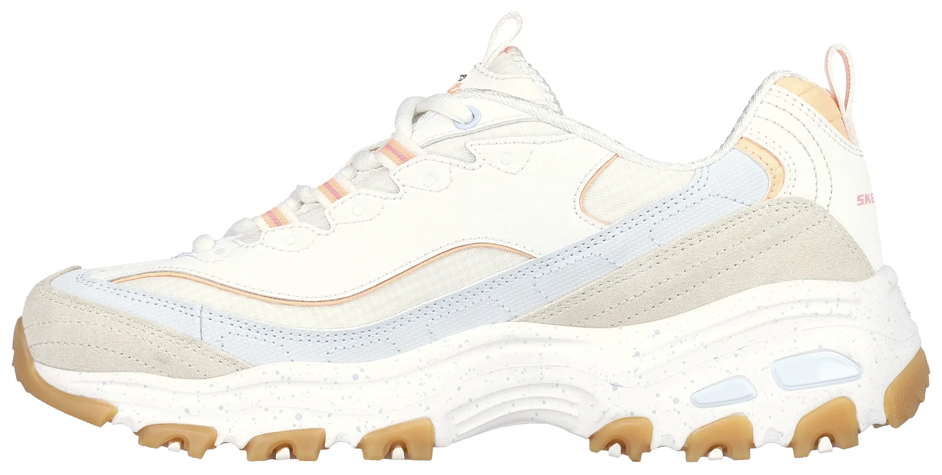 Кроссовки Skechers "D'LITES-BOLD VIEWS", с пеной с эффектом памяти с воздушным охлаждением, повседневная обувь, полуботинки, туфли на шнуровке, цвет Natur-Multi — фото 4