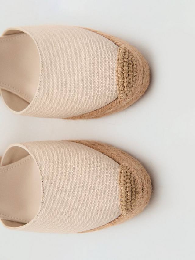 Ona Slip-On закрытые туфли на платформе Mango, Light Beige — фото 3