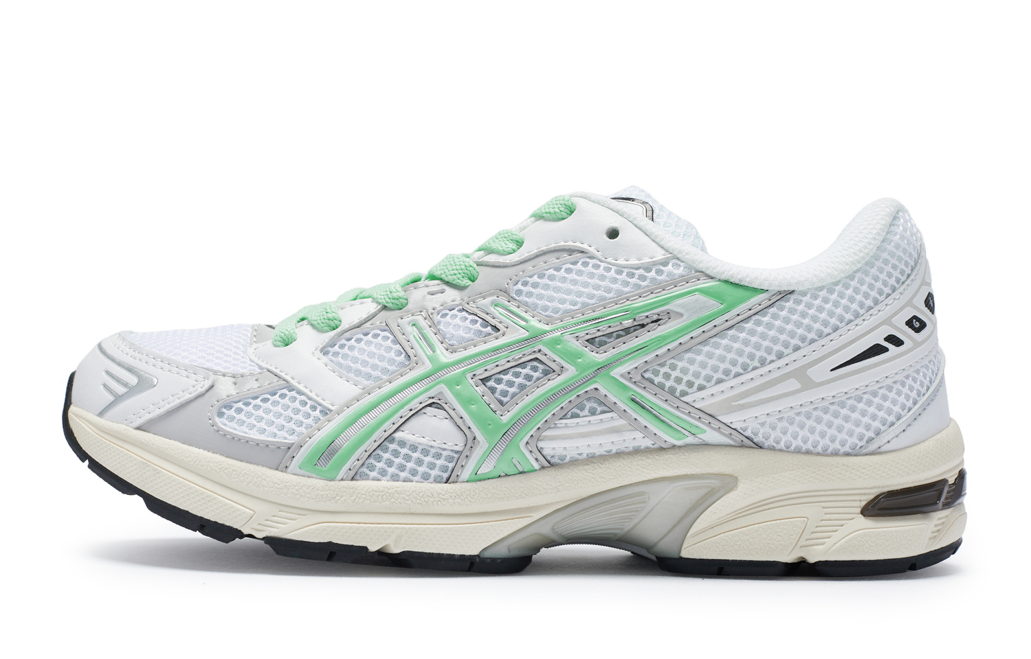 ASICS Gel-1130 Амортизирующие износостойкие низкие кроссовки для бега унисекс белый серый зеленый, цвет White Gray Green — фото 3