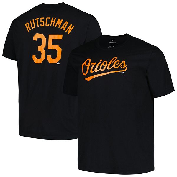 

Футболка Baltimore Orioles Adley Rutschman Big & Tall черная Unbranded