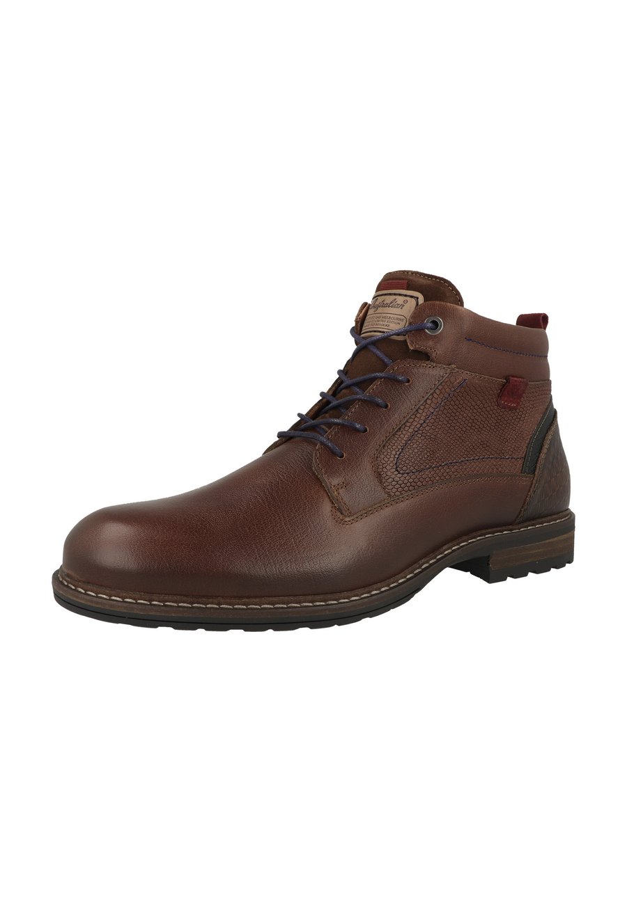 Ботинки Australian Footwear CONLEY GEKLEED , Cognac-Burgundy/Brown — фото 2
