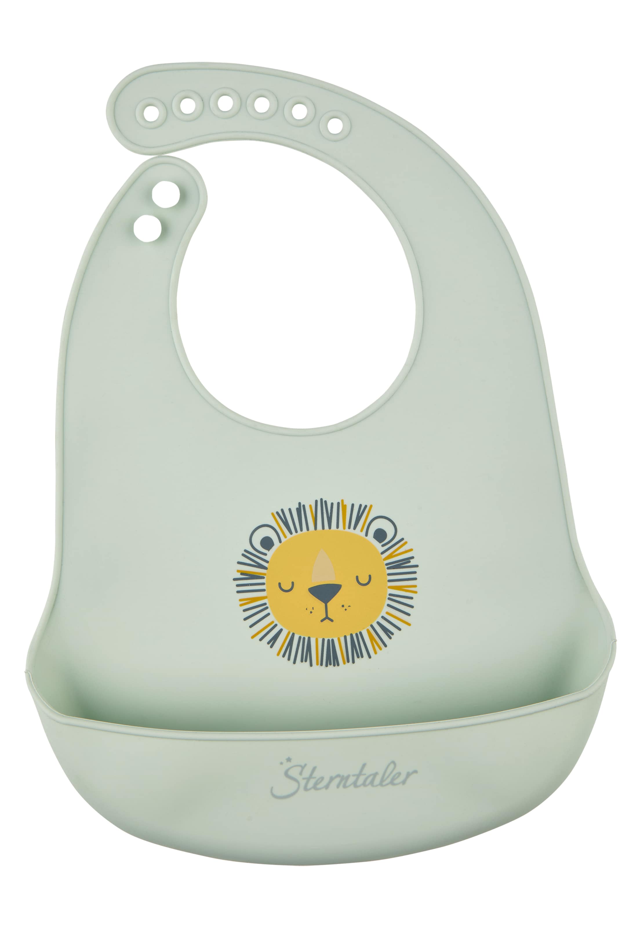 

STERNTALER Нагрудник 'LÖWE LEO' в зеленом цвете, мятный