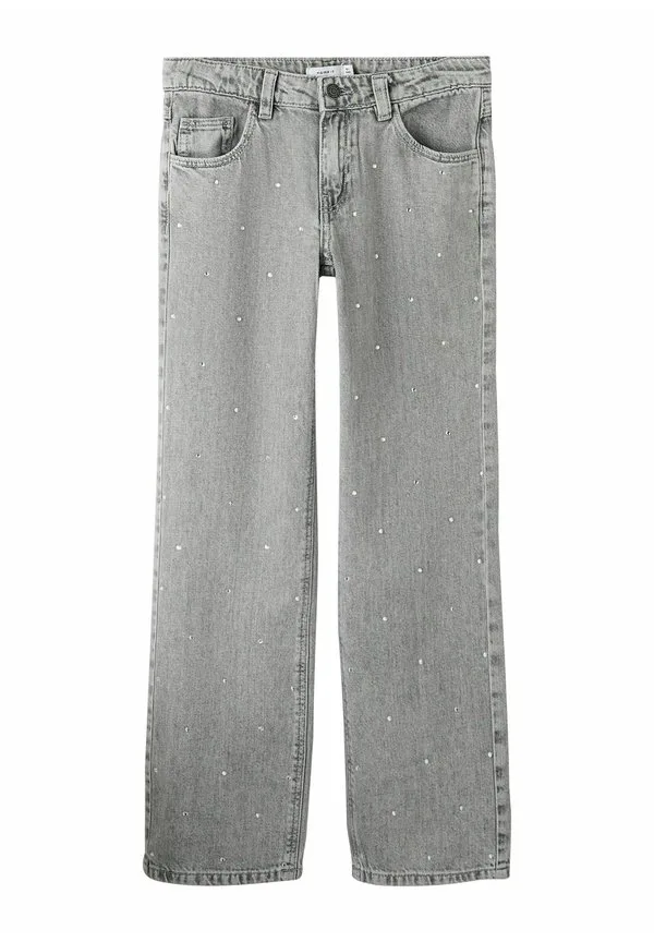 Nkfrose st rhine noos прямые джинсы Name It, Light Grey Denim — фото 3