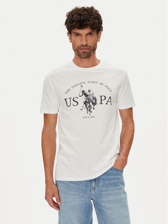 

Футболка regular fit MUP4203 U.S. Polo Assn., белый