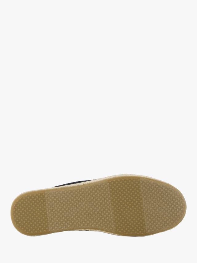Сантьяго металлизированные хлопковые мюли-сандалии TOMS, Black — фото 4