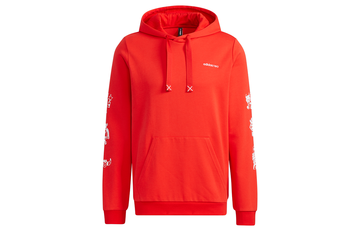 

Свитшот мужской красный Adidas Neo