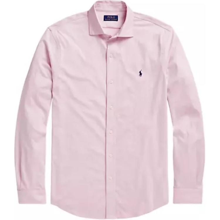 

Поло Пони вышитая Хлопковая Рубашка Поло Ральф Лорен, Розовый