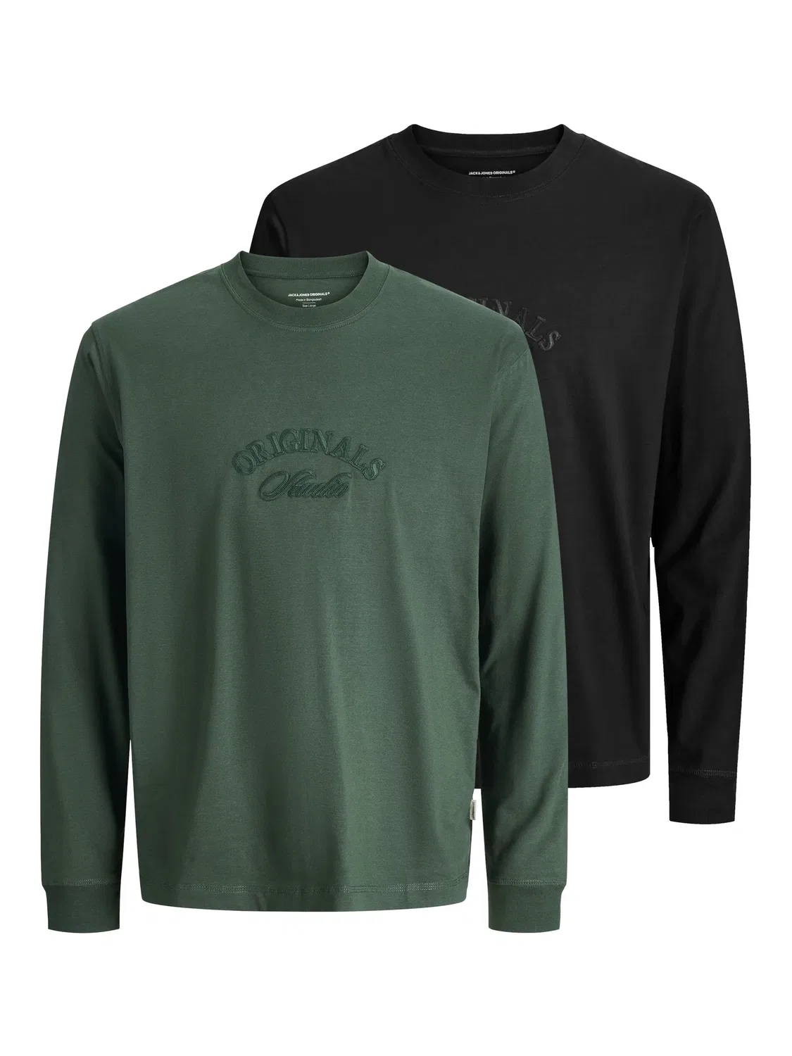 Лонгслив JORBLEECKER BRANDING TEE JACK & JONES Junior, черный