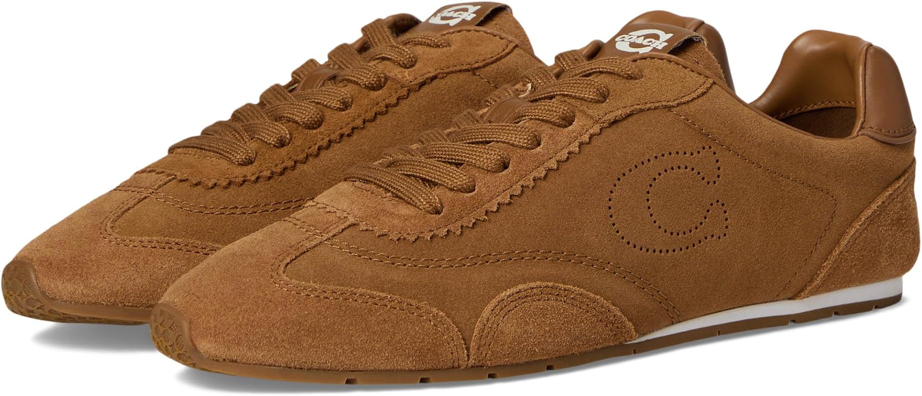 Кроссовки COACH Flat Sneakers, цвет Shadow Brown