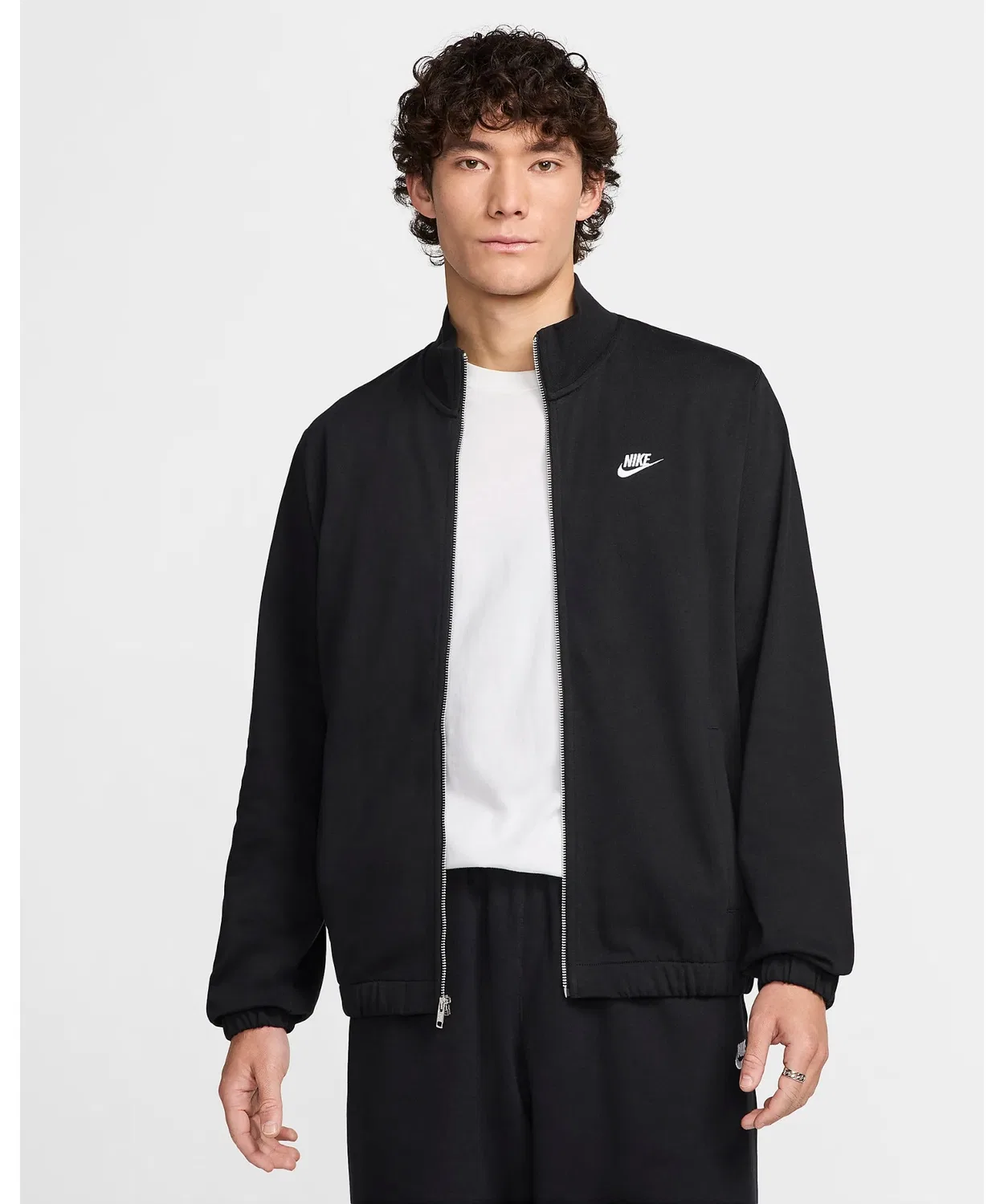 Куртка Nike Club Knit Jacket, тёмно-синяя — фото 4