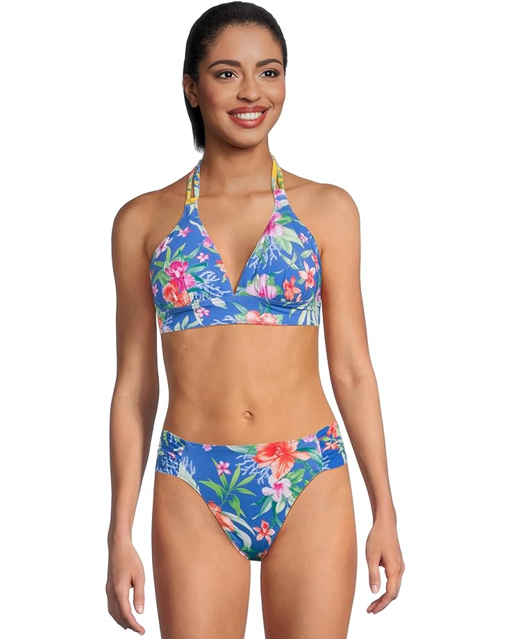 

Пляжный топ Tommy Bahama Isola Vita Reversible Halter Top, цвет Palace Blue Rev