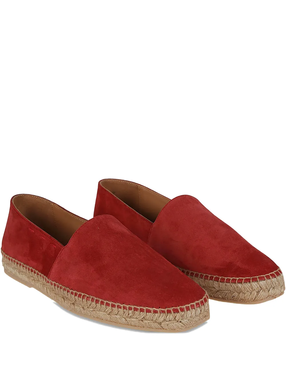 

Кожаные эспадрильи Kiton, красный