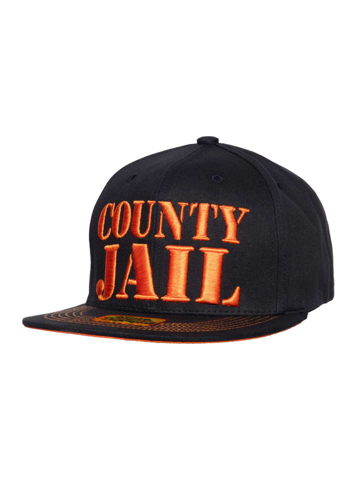 

Бейсболка King Kerosin Flat Brim County Jail, черный