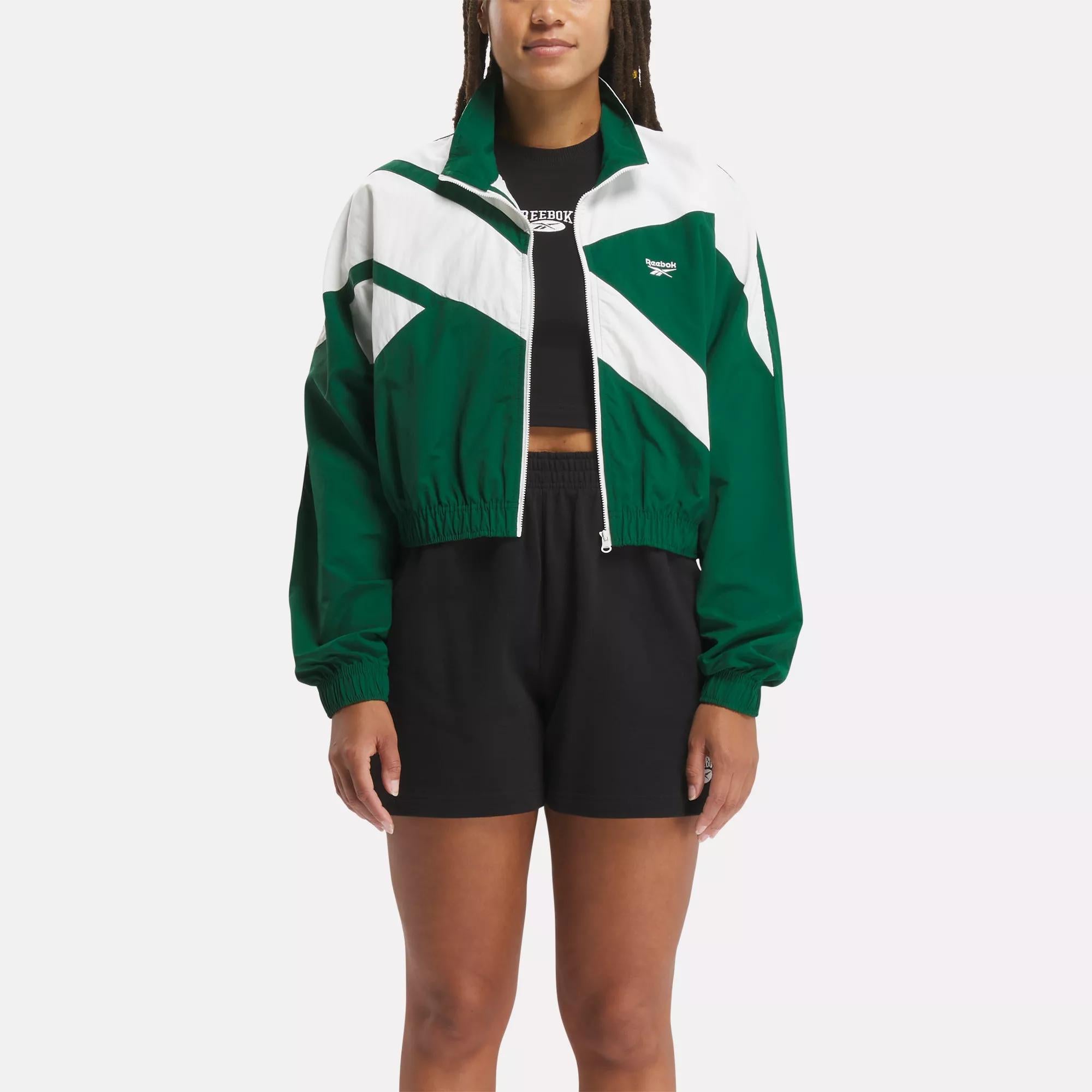 

Спортивная куртка Classics Franchise Reebok, цвет Dark Green