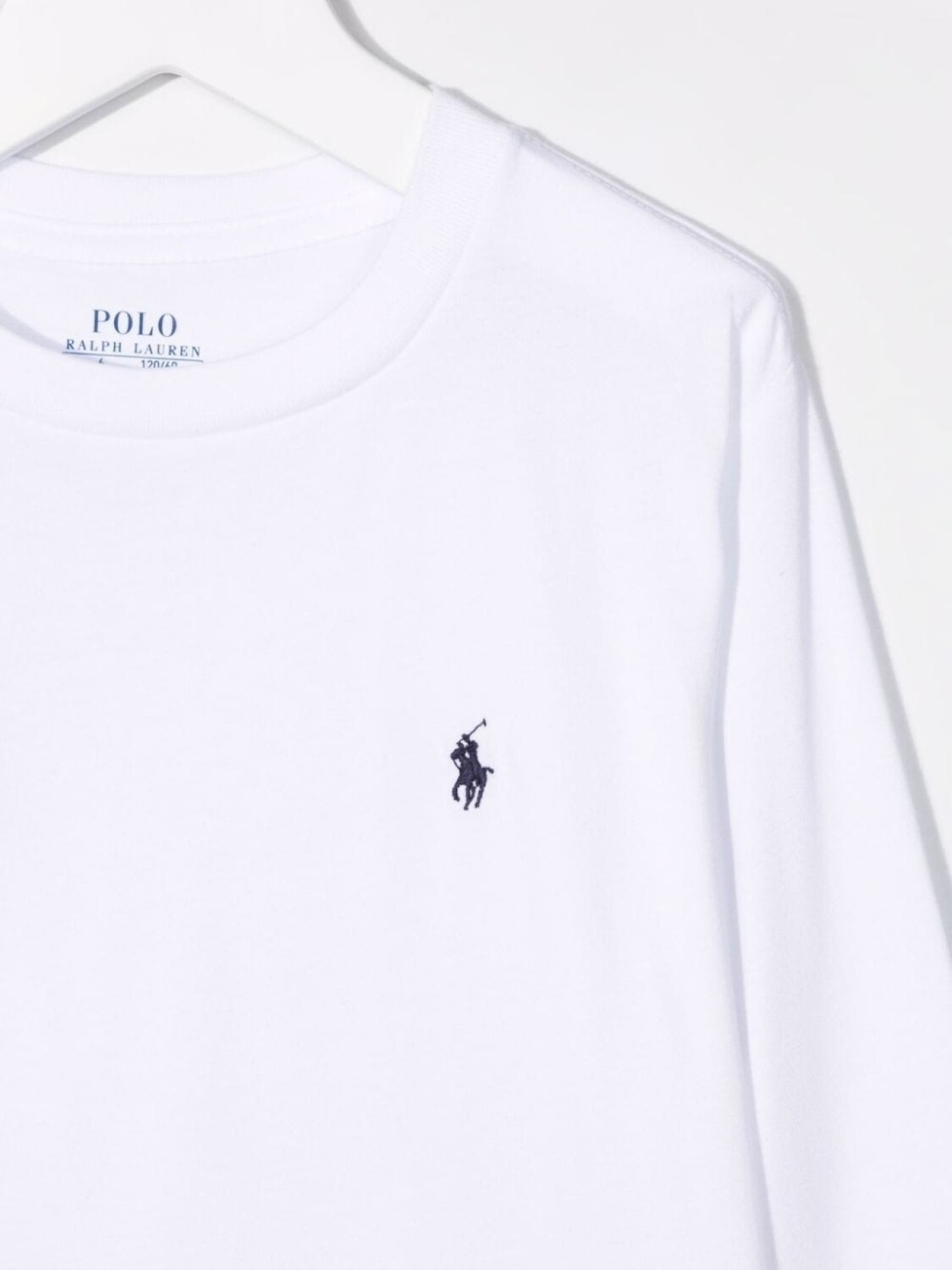 Ralph Lauren футболка с вышитым логотипом, белый — фото 3