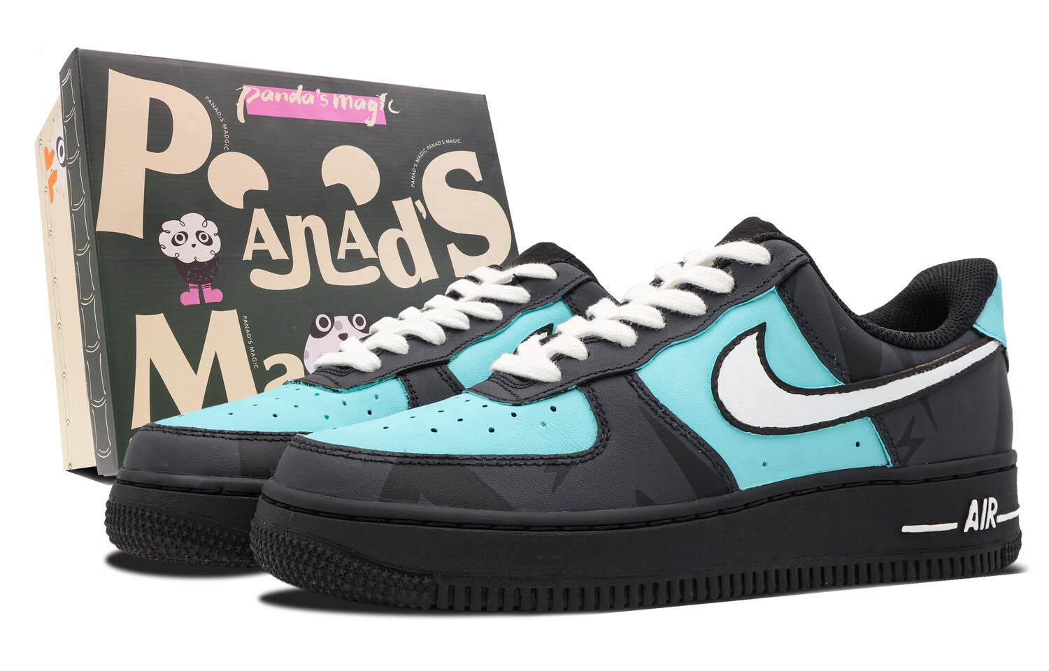 

Кроссовки Air Force 1 для скейтбординга мужские низкие синий Nike