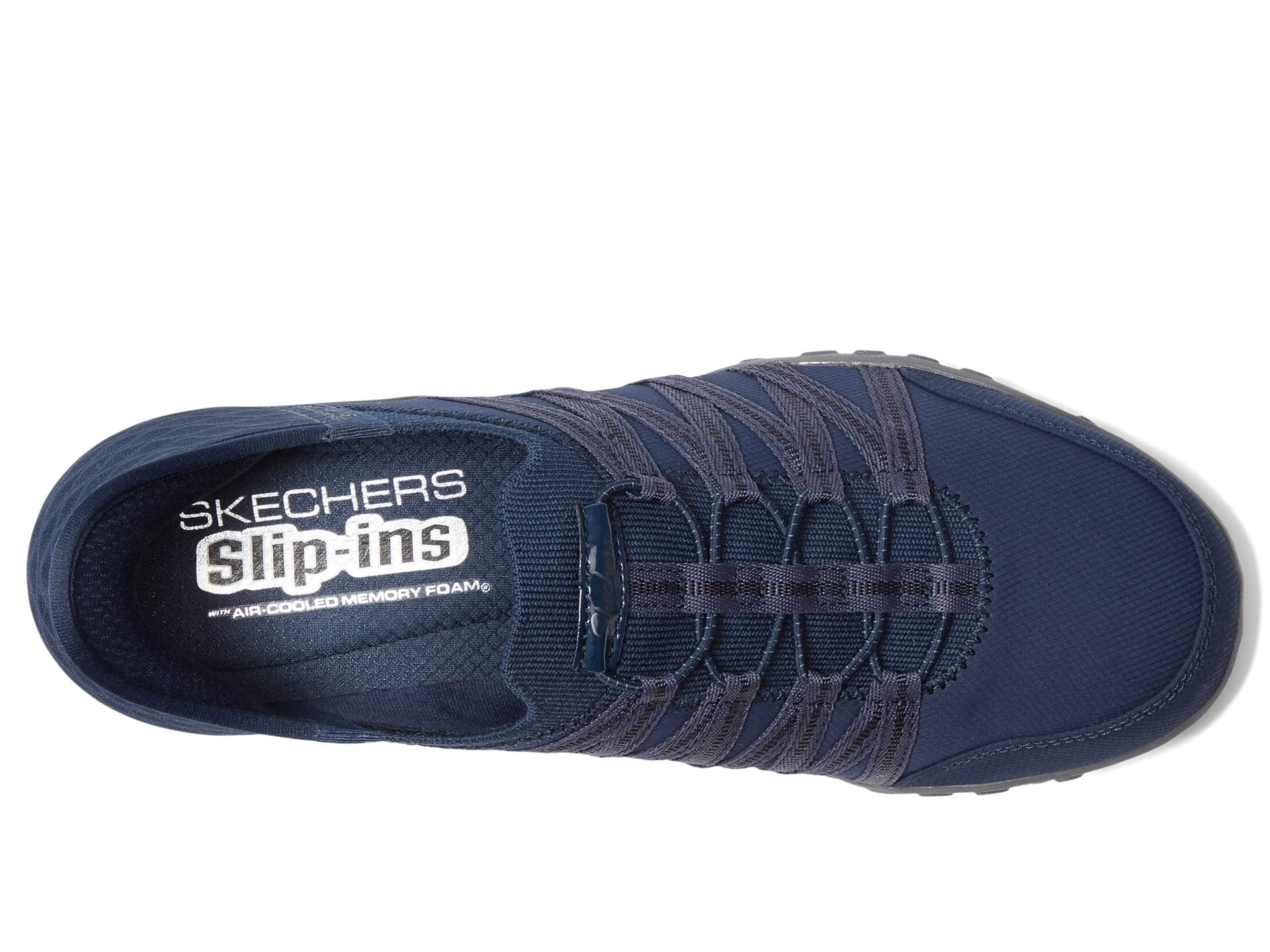 Кроссовки SKECHERS Breathe Easy - Roll With Me Hands Free Slip-Ins, темно-синий — фото 2