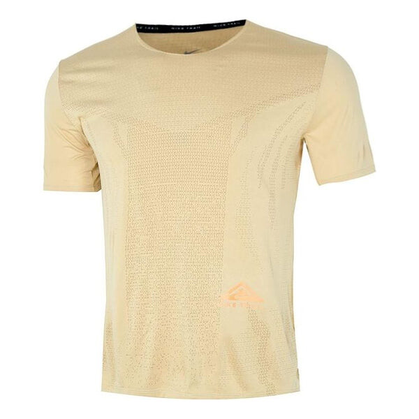 

Футболка Men's Nike Running Athleisure Casual Sports Round Neck Short Sleeve Netherlands Orange T-Shirt, мультиколор