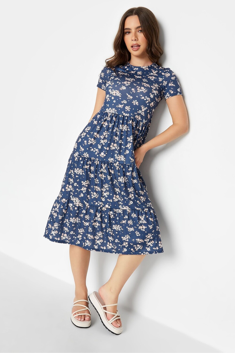

Многослойное платье мидакси PixieGirl Petite, синий