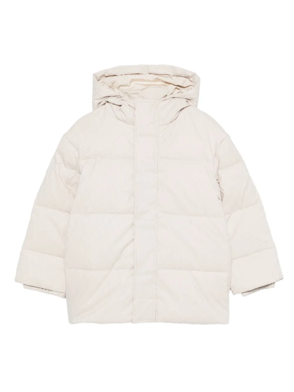 

Стеганое пальто с капюшоном Emporio Armani Kids, нейтральный