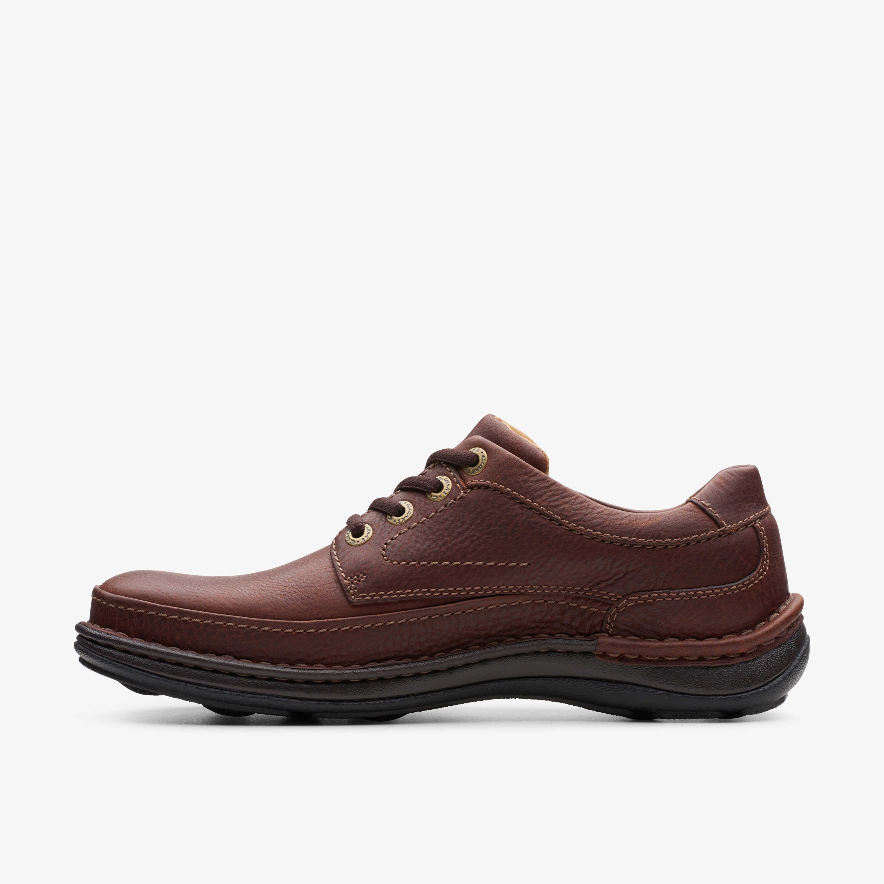Туфли Природа Три Clarks, Mahogany Leather