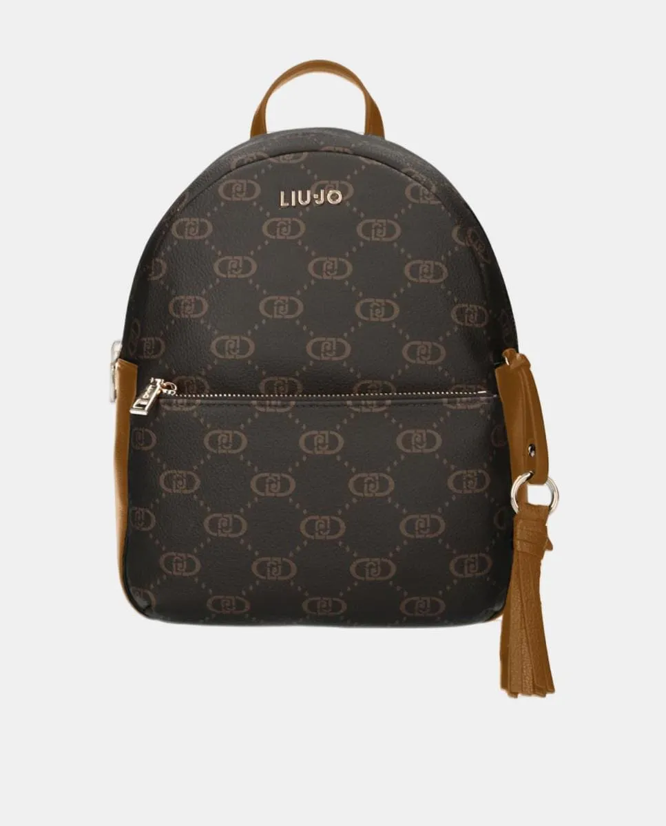 

Рюкзак с монограммой LIUJO, песочный