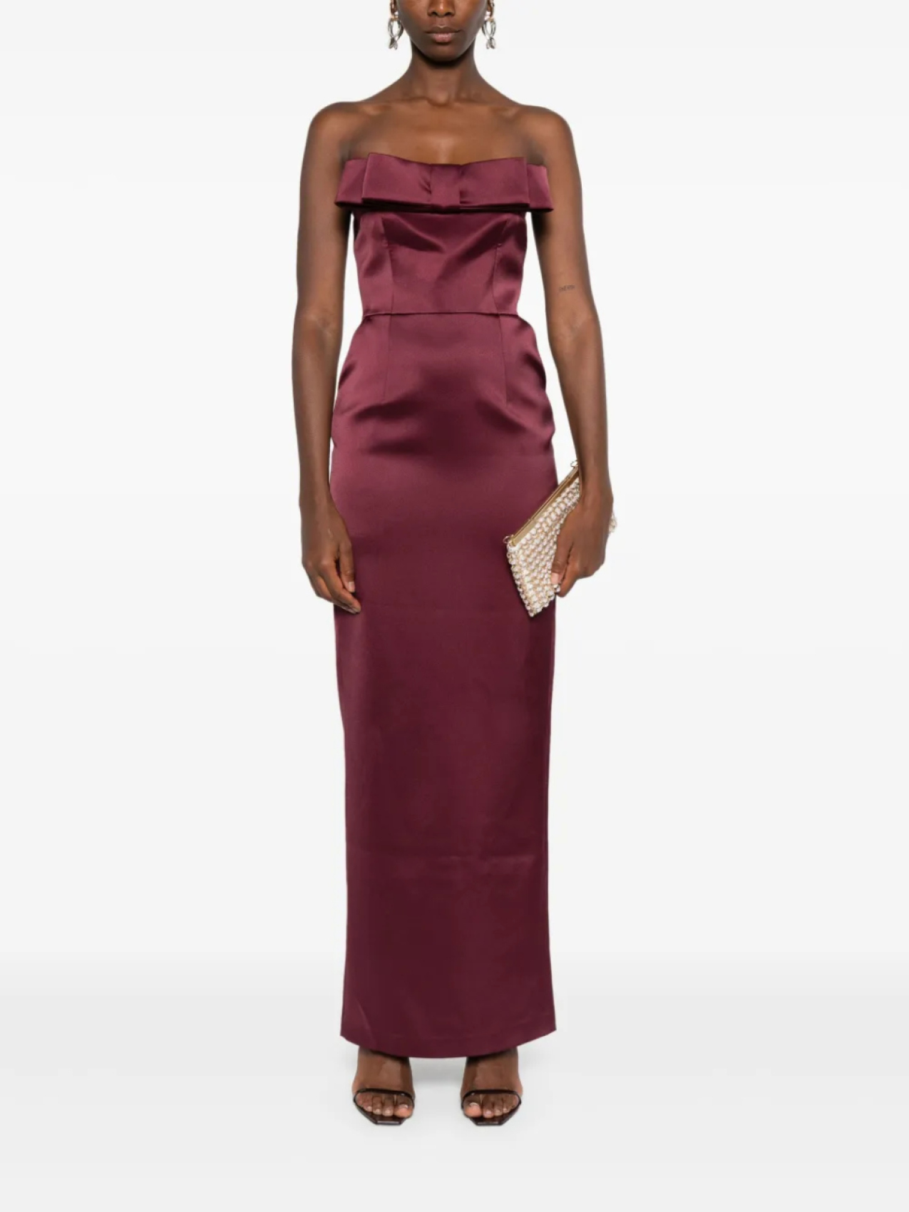 

Платье с открытыми плечами The New Arrivals Ilkyaz Ozel, фиолетовый