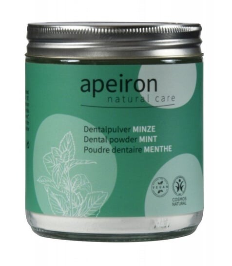 

Зубной порошок, МЯТА, добавка, Cosmos Natural, Веган, 200 г Apeiron
