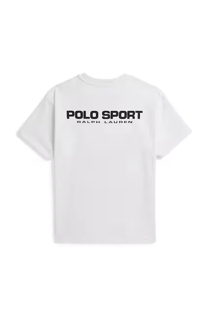 Футболка хлопковая Polo Ralph Lauren, белый — фото 2