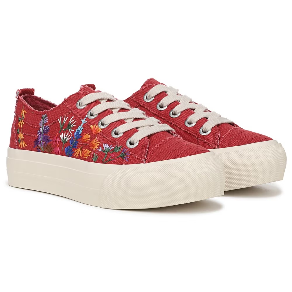 Кеды на платформе Sadie-Sun Blowfish Malibu, pompeiian red canvas