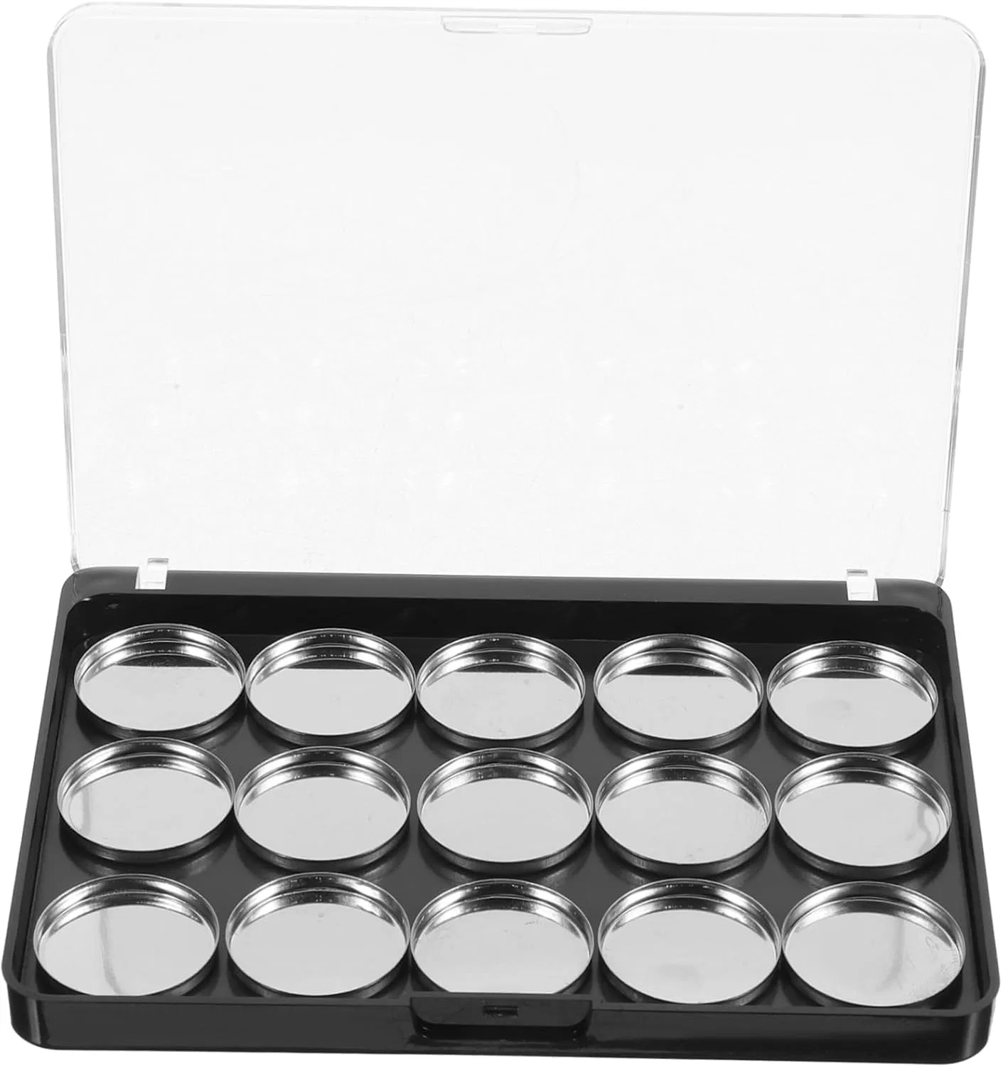 Палетка для теней магнитная ADOCARN черная 14x10.2x1.4 см