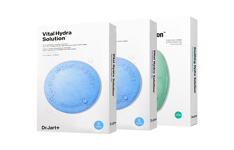 Маска для лица Dr. Jart+ — DIJIATING Blue Green Pill комбо успокаивающая, увлажняющая и питающая для всех типов кожи — фото 2