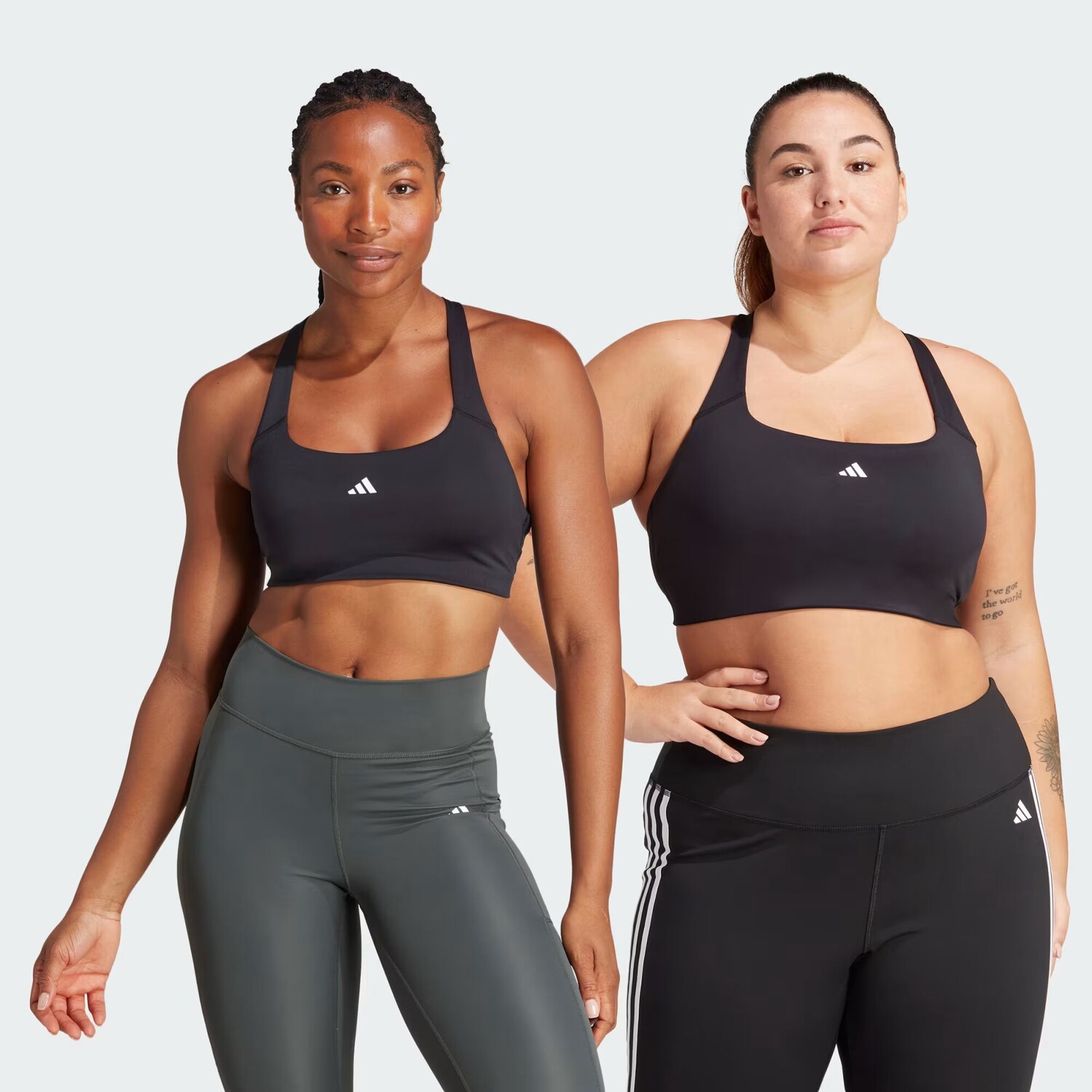 

Бюстгальтер средней поддержки Powerimpact Training Adidas, цвет Black