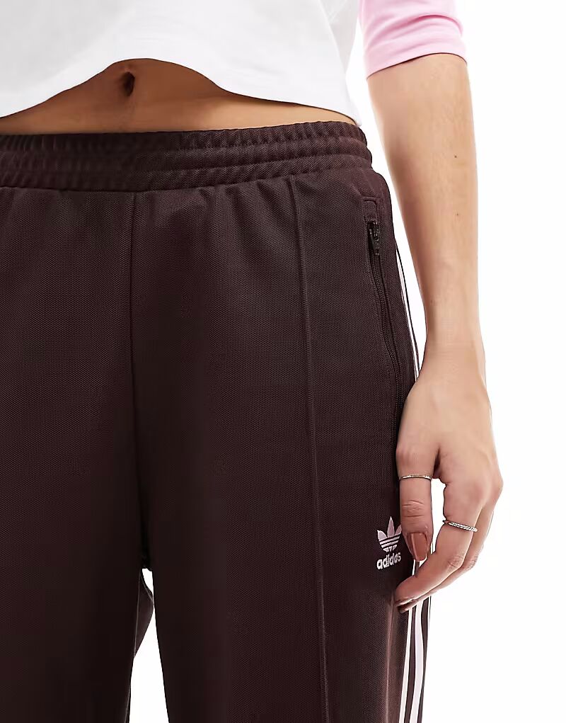 Спортивные брюки Adidas Originals Classics коричневого и розового цвета — фото 4