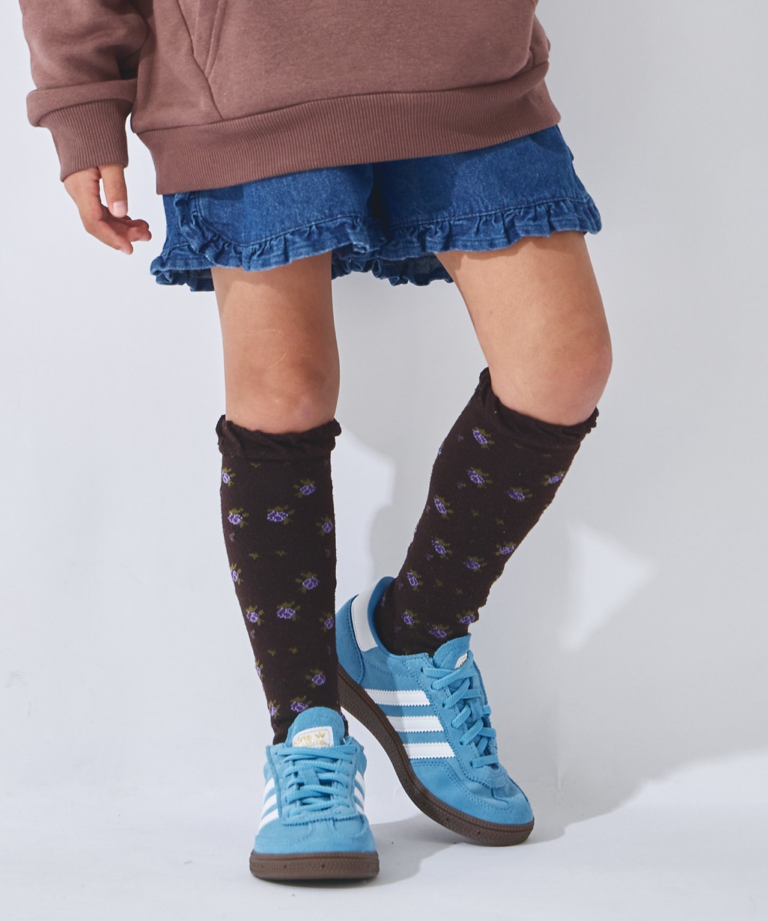 Джинсовые шорты с оборками Ever Closet, blue
