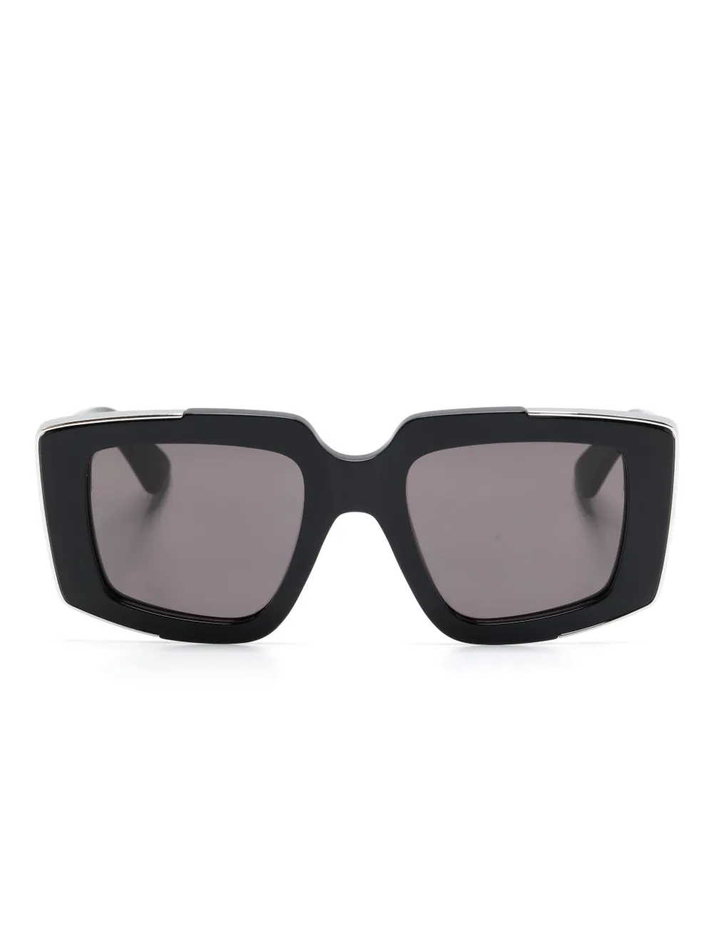 

Солнцезащитные очки The Grip Geometrical Alexander McQueen Eyewear, черный