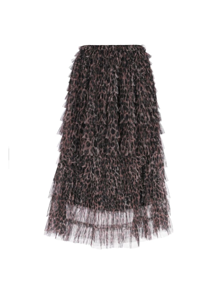 

Faina Женская юбка с леопардовым принтом