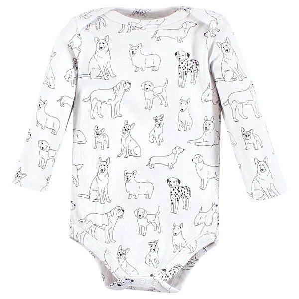 Боди с длинным рукавом для мальчика, собаки, 3 шт, 6-9 месяцев Hudson Baby — фото 4