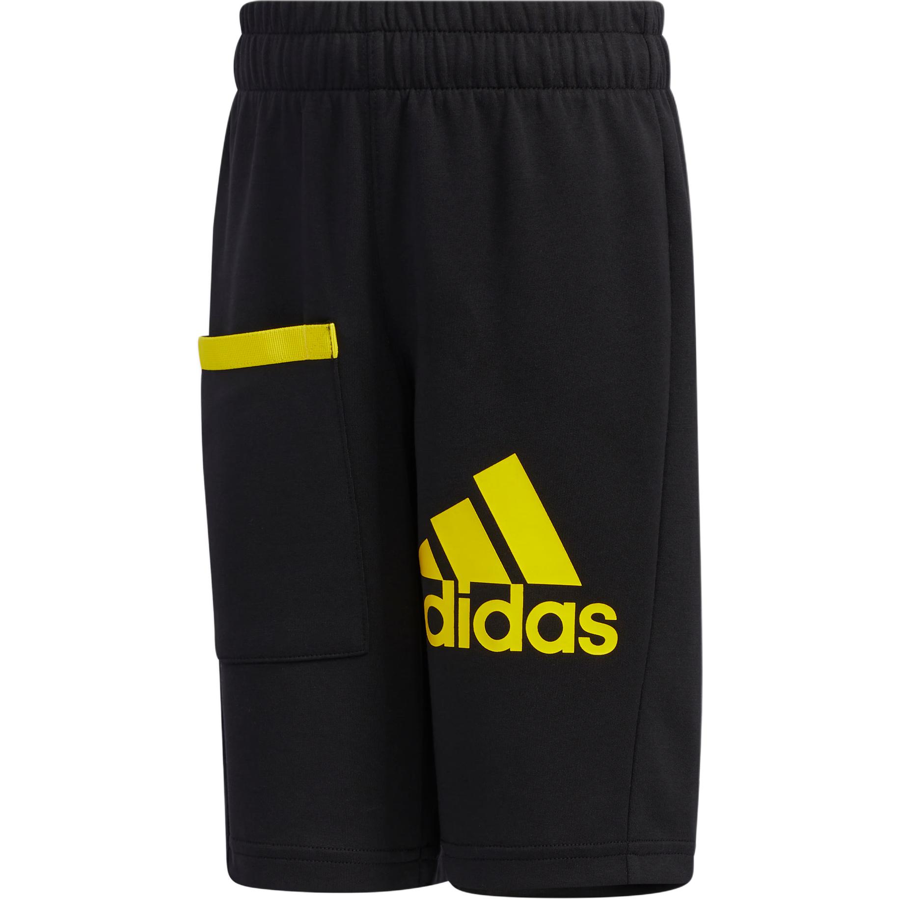 Короткие шорты для младших школьников Grade School Adidas, черный — фото 3