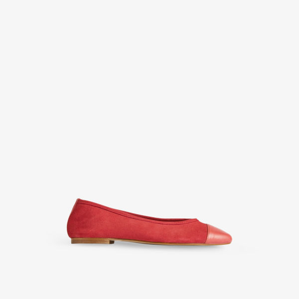 Балетки Lk Bennett Hanna из кожи, красный